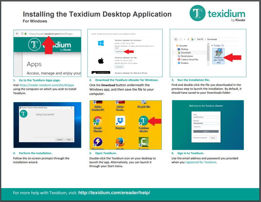Installing the Texidium Desktop Application for Windows