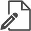 Browse Notes (File with Pen) Icon